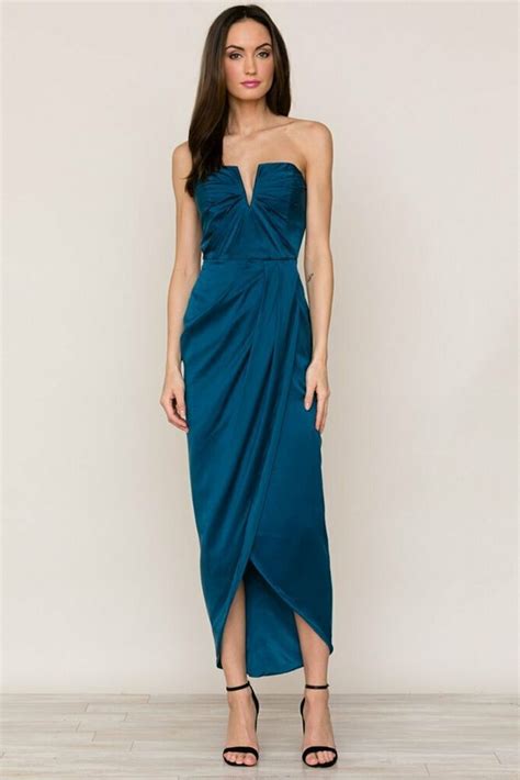 yumi kim dress|yuna kim blue strapless dress.